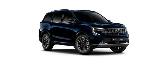 Mahindra XUV 7XO in Nebula Blue